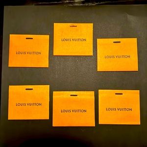 LV storage set of 6 Louis Vuitton gift note cards.